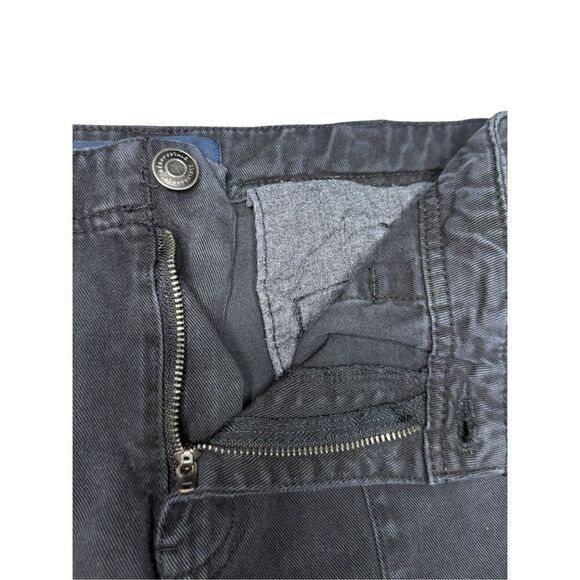 Aeropostale Women’s 10 Low Rise Flare Utility Cargo Pants Black Y2K - Picture 3 of 7